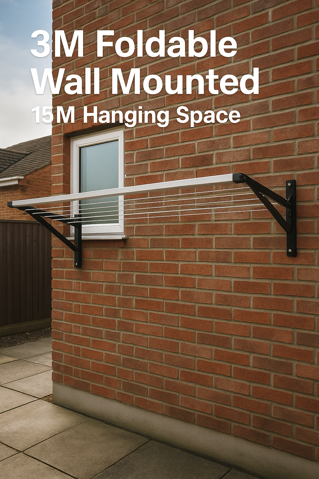 3M Foldable Wall Mounted – 15M Space